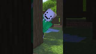 GeorgeNotFound manhunt VS Dream but its animated minecraft georgenotfound dream [upl. by Bury]