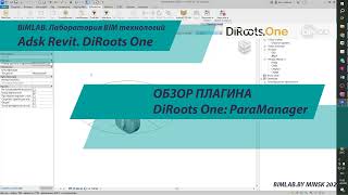 ParaManager Обзор пакетного копирования параметров в семействах rfa Revit плагином DiRoots One [upl. by Piggy824]