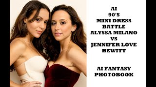 AI 90s Mini Dress Battle Alyssa Milano V Jennifer Love Hewitt [upl. by Shaylynn]