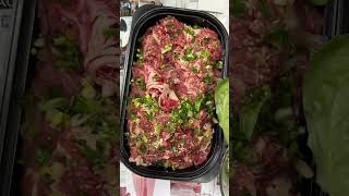 在家燒烤牛生菜沙拉 lunch salad meat beef costco yummy taiwan food homecook kimchi marinate asmr [upl. by Tapes575]