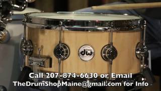 DW Collectors MapleMahogany Snare 65x13 [upl. by Fillbert34]