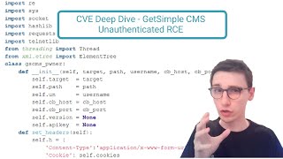 GetSimple CMS Unauthenticated RCE  CVE Deep Dive [upl. by Markowitz]