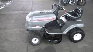 Craftsman LT 1000 38quot cut Riding Lawn Mower [upl. by Hyo]