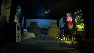 Zombie Apocalypse  Sleeping In a Van  Scary Ambience  Rain Sounds [upl. by Assilac809]