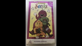 Barney Songs Australia VHS [upl. by Jennette192]