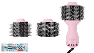 VEVOR Hair Blow Dryer Brush Ionic Hot Air Styling Brush with 26quot Review [upl. by Klement152]