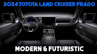 All New 2024 Toyota Land Cruiser Prado Interior Review [upl. by Gader]