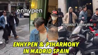 ENHYPEN amp P1HARMONY In Madrid Spain 12102024  Music Bank in Madrid 2024 [upl. by Mohsen]