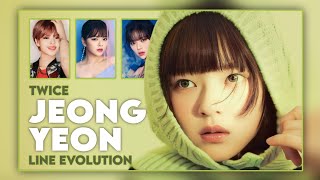 TWICE 트와이스  ‘JEONGYEON’  Line Evolution Until DIVE [upl. by Redfield]