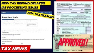 2024 IRS TAX REFUND UPDATE  New Refunds Released Path Act Holds ID Verification Delays EITC [upl. by Enibas607]