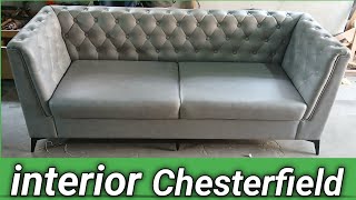 sofa  diy Chesterfield sofa 🔥🛋️  modern design sofa set  rksofafurniture0007 [upl. by Philippine860]