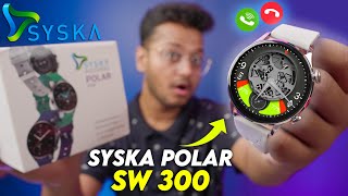 Syska Polar SW300 Unboxing amp Review  Giveaway  Most Premium Calling watch  500mb Music Storage [upl. by Attennaj]