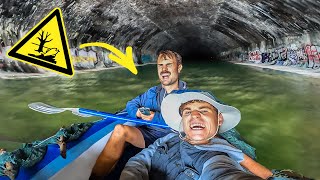 WILDE BOOTSFAHRT über EKELFLUSS durch STOCKFINSTEREN TUNNEL🤮  von WIENFLUSS bis zum DONAUKANAL [upl. by Salisbury950]