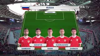 Match 1  Russia v New Zealand  Team Lineups  FIFA Confederations Cup 2017 [upl. by Drofnelg466]