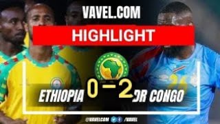 ኢትዮጵያ ከ ዲሞክራቲክ ኮንጎ ቀጥታ  ETHIOPIA VS DR CONGO live  AFCON Morocco25 [upl. by Notlim]