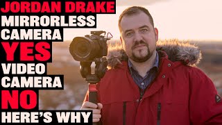 Why we shoot our videos with mirrorless cameras and not video cameras [upl. by Arron]