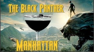 How To Make The Black Panther Manhattan  Drinks Made Easy [upl. by Enywad899]