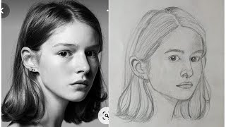 Steps to draw a face using The Loomis Method for beginners 💫 [upl. by Bethany]