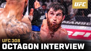 Magomed Ankalaev Octagon Interview  UFC 308 [upl. by Ruben]