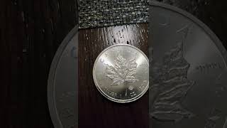 Maple silver coin with out the case [upl. by Normand]