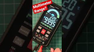 Autorange Demonstration on a Multimeter [upl. by Enived]