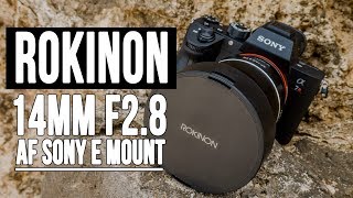 Rokinon 14mm F 28 With Auto Focus Full Review [upl. by Nnalyrehs]