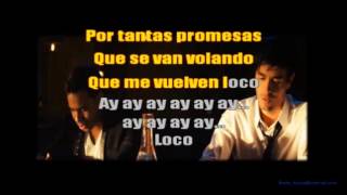 LOCO Enrique Iglesias Romeo Santos Karaoke [upl. by Leonerd895]