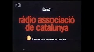 Ràdio Associació de Catalunya RAC 105  spot  CCRTVCCMA  1985 [upl. by Ayel302]