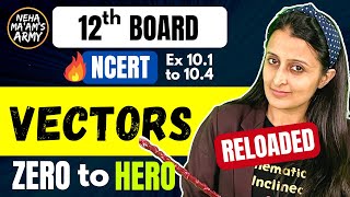 VECTORS for 12th Class Class 12 2024 NCERT Neha Mam Full Theory  Qs from Basics [upl. by Rodgers]