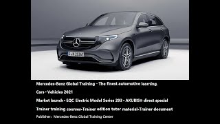 MercedesBenz EQC EQS EQA EQB EQV Technical training manual [upl. by Niamert]