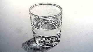 How to Draw a Glass of Water [upl. by Xylia]