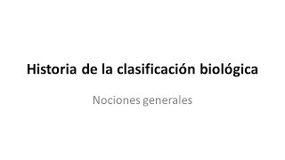 Clasificación biológica nociones generales  Taxonomía  Nombre científico [upl. by Marienthal]