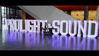 Prolight amp Sound 2024  Messe Frankfurt Photos Video Visuals zum Eröffnungstag 19032023 [upl. by Cosette]