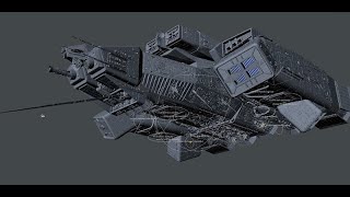 Alien Nostromo landing VFX BREAKDOWN [upl. by Esertap]