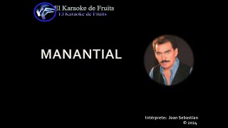 Joan Sebastian Manantial Karaoke [upl. by Malley]