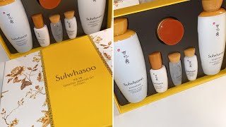 Sulwhasoo Essential Skincare Set Review [upl. by Tana]