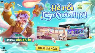 Bí kíp nhận FREE Annette Băng Kỳ Lâm 🦄 Garena Liên Quân Mobile [upl. by Coad]