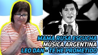 RUSSIANS REACT TO ARGENTINIAN MUSIC  Leo Dan  Te He Prometido  REACTION [upl. by Aryan]