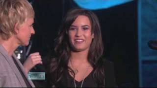 Demi Lovato Dont Forget Live At Ellen Show 04 15 2009 HQ [upl. by Annuahsal]