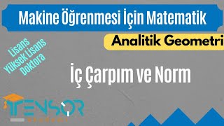 15 İç Çarpım ve Norm Analitik Geometri  Makine Öğrenmesi İçin Matematik [upl. by Ettesil]