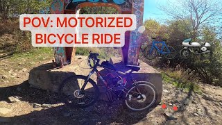 POV Motorized Bicycle Scenic Ride  NO TALKING 30KM TRIP [upl. by Mohn768]