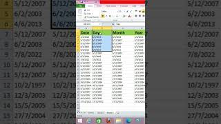 Day Month year in excel [upl. by Razatlab]