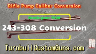 Remington 7600 Caliber Change 243 to 308 [upl. by Natsyrk]