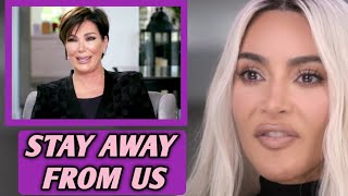 Angry Kim Kardashian disowned Kris Jenner after she gave North horrible advice [upl. by Teplica]