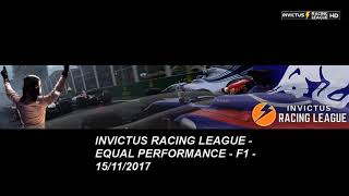 Invictus F1 Equal Performance League Round 7  Belgium Grand Prix [upl. by Sivrat]