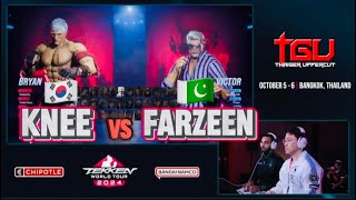 Battle for Survival Knee 🇰🇷 Bryan vs Farzeen 🇵🇰 Victor  TWT2024 TGU  Tekken 8 Loser Top8 [upl. by Ylram]