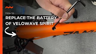 How to replace a battery for Velowave Spirit ebike [upl. by Amrita]