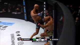 ADRIANO MORAES VS DEMETRIOUS JOHNSON 2 FULL FIGHT HIGHLIGHTS Best moments in fight Hard knockout [upl. by Clayborne]