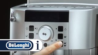 Magnifica S  How to set the Auto Off on your coffee machine [upl. by Sitoel]