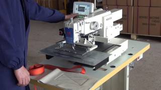 Programmable electronic pattern sewing machine with Direct Drive [upl. by Scevour362]